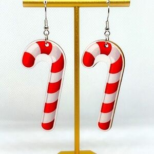 Christmas Candy Cane Earrings